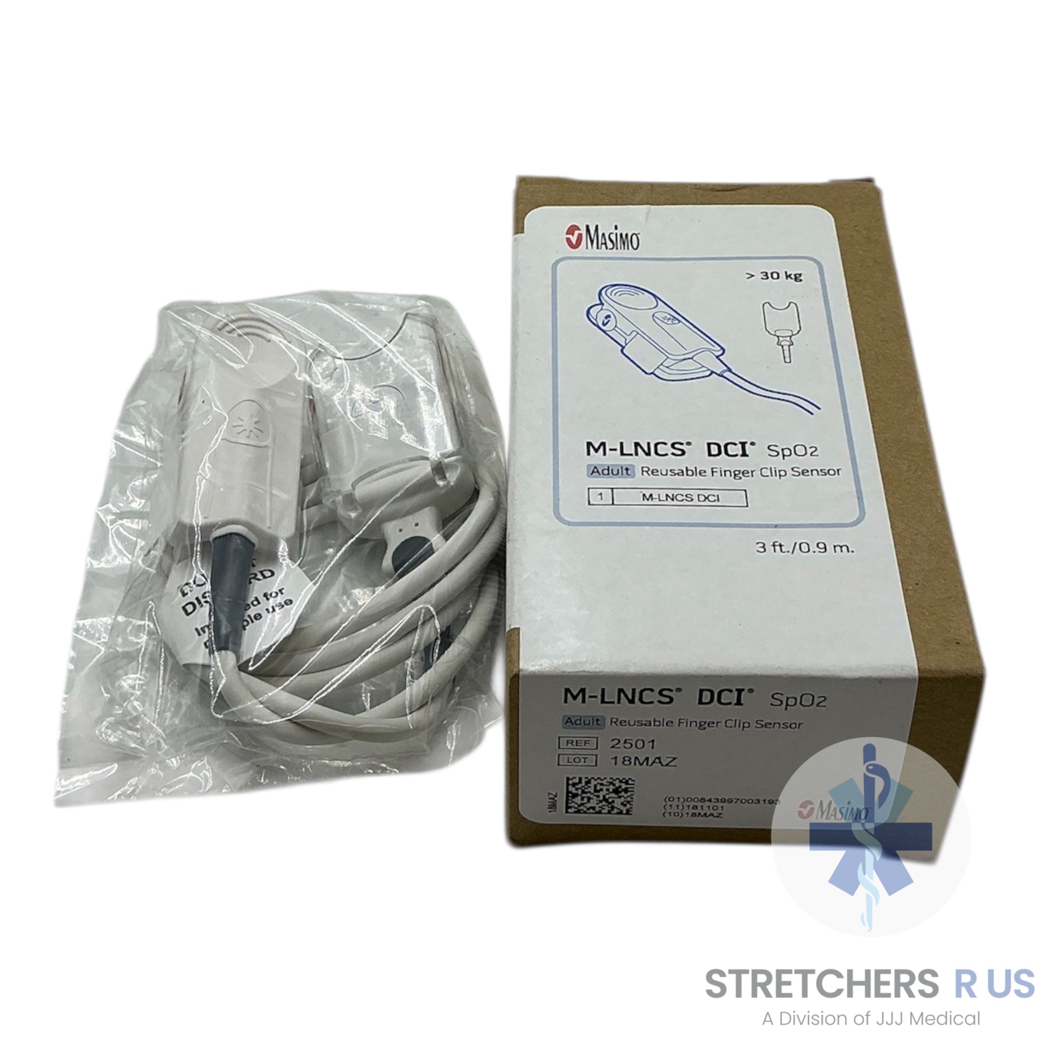 Masimo M-LNCS™ DCI Adult Reusable SpO₂ Sensor