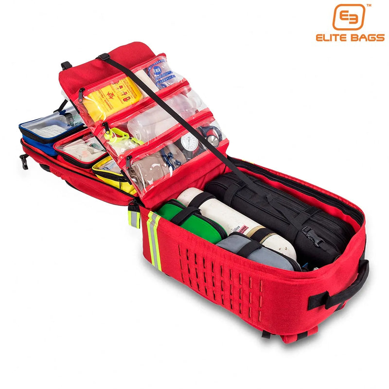 Elite Bags EB02.039 Paramed's XL Tactical EMS Backpack | Red Color Option