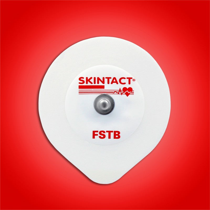Skintact FS-TB Foam Wet Gel ECG Electrodes with Lift Tab | Box & Case Quantities