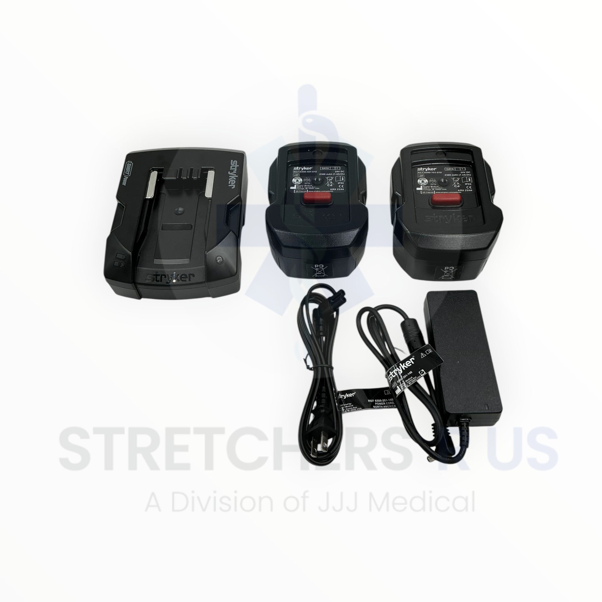 Stryker | 6500700041 | SMRT Battery and Charging Kit for Powered Ambulance Cots