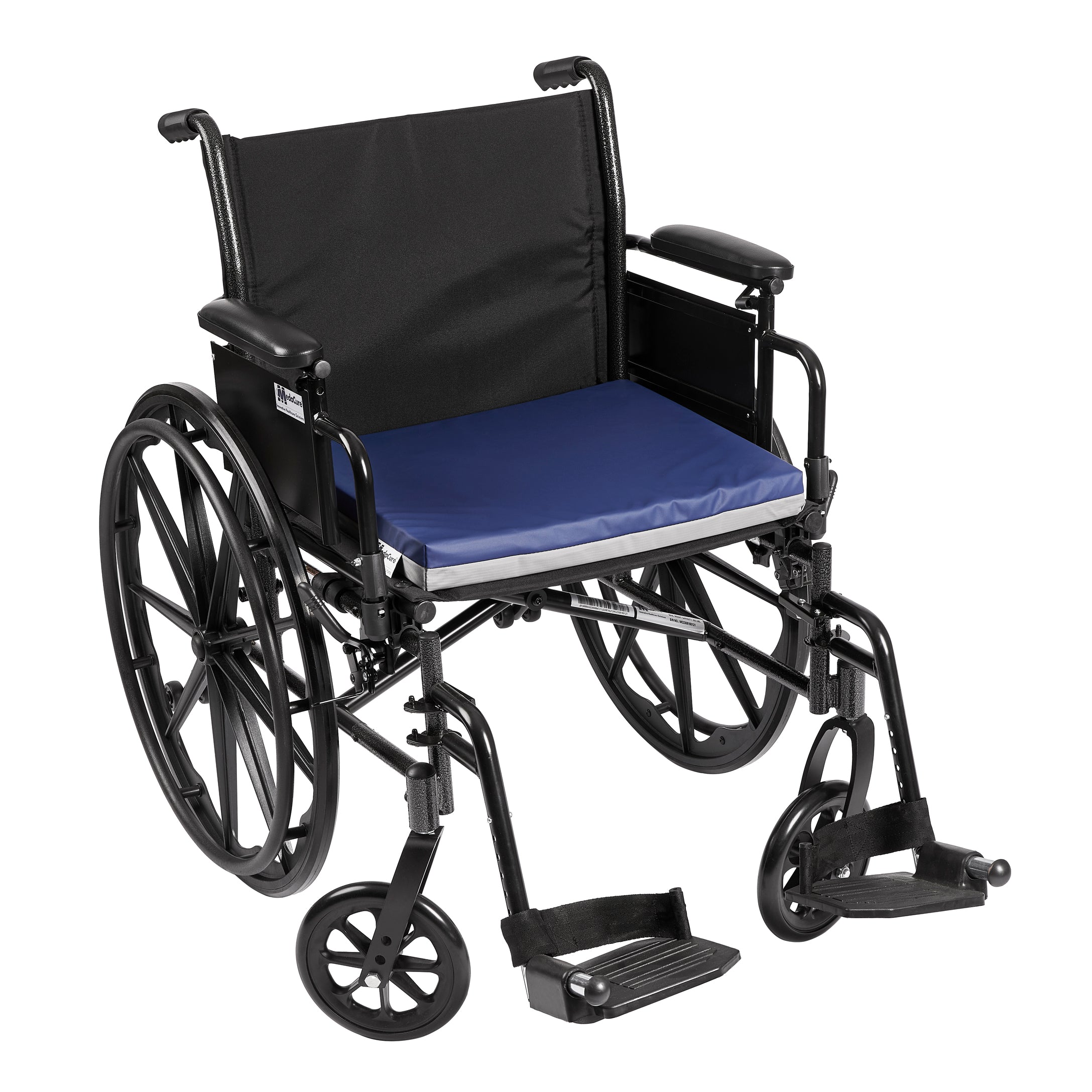 MedaCure FC Series Premium Foam Wheelchair Cushions | Stretch Nylon Top Cover & Bottom Vinyl Cover