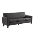 MedaCure HC-S3S Hamilton Collection Common Area 3 Seat Sofa | Beige, Grey & Steel Colors