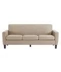 MedaCure HC-S3S Hamilton Collection Common Area 3 Seat Sofa | Beige, Grey & Steel Colors