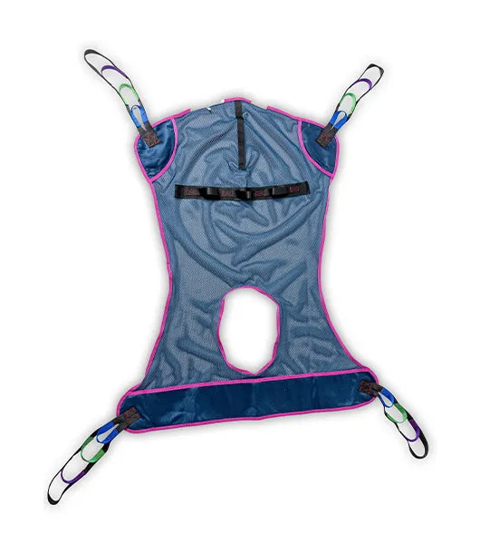 Medacure Full Body Mesh Sling with Commode | M200-MC, L300-MC, XL400-MC, XXL500-MC | Multiple Size Options Available