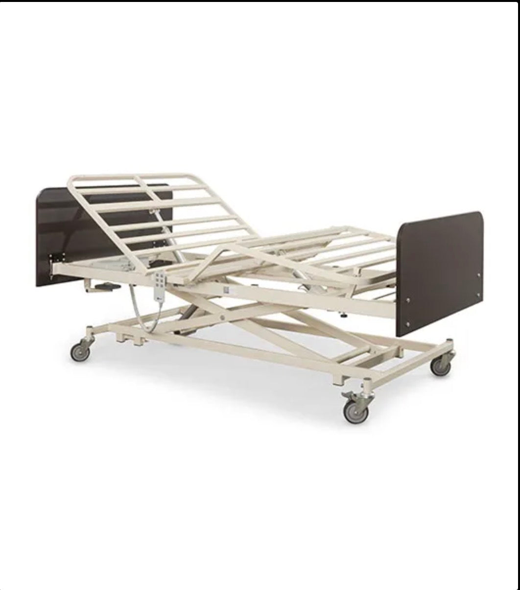 Medacure American Spirit ULB42 Ultra-Low 42″ Fixed Width | Long Term Care Bed Frame | Custom Finish & Rail Options