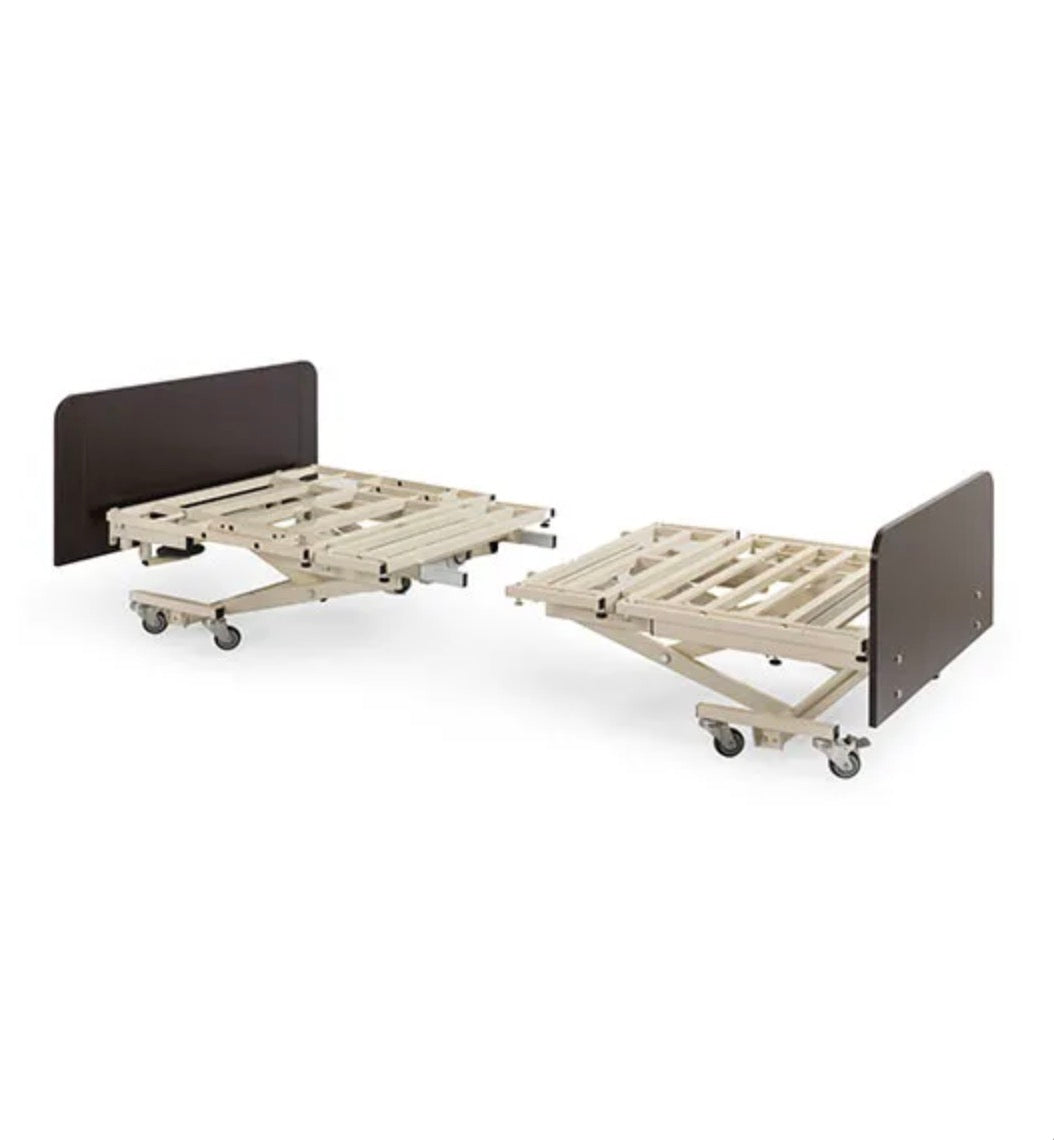Medacure LX-BARI-SF | Lincoln Expandable Bariatric Bed Frame | Split Frame Design | Custom Finish & Rail Options
