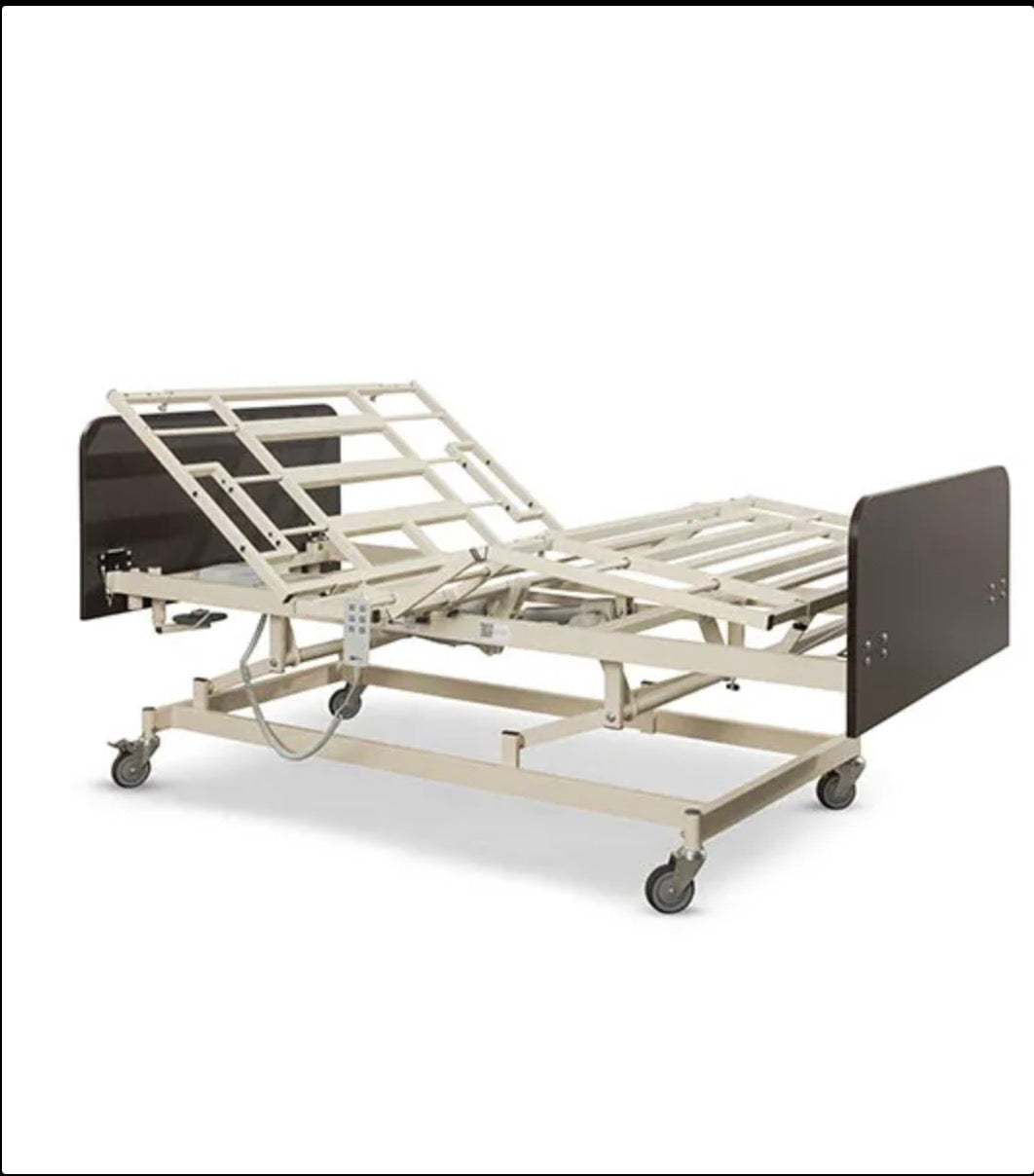 Medacure American Spirit Expandable Width | Long Term Care Bed Frame | Custom Finish & Rail Options