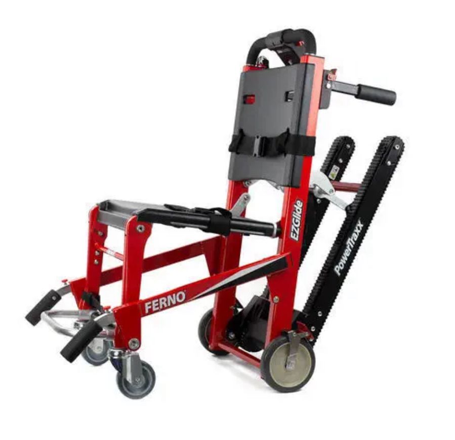 Ferno Washington EZ Glide 59T Stair Chair w PowerTraxx Used