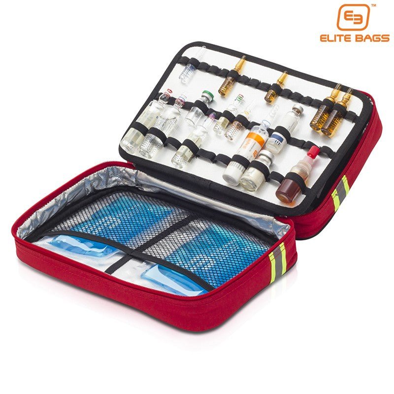 Elite Bags EB02.002 High Capacity Ampoule Holder | Red Color Option - Ampoule Holder Bags - Stretchers R Us