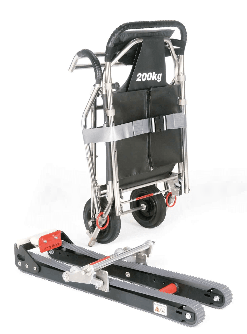 Ferno Compact 2 Carry Chair | 440 lb Capacity – Ergonomic Stair Transport Chair with Track - Stretchers R Us