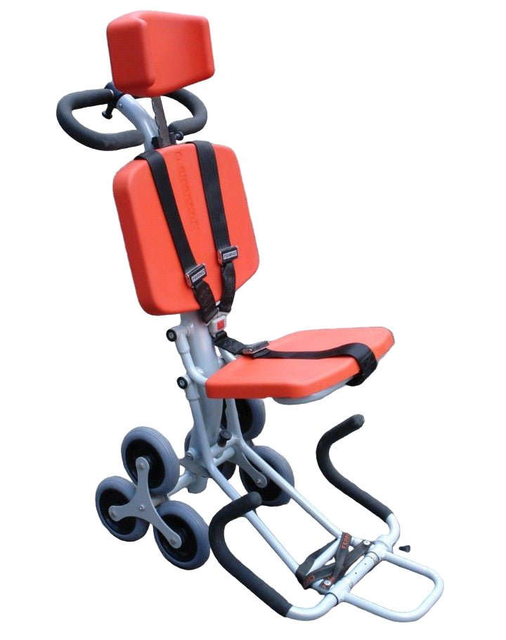 Ferno Sirocco Easy Transfer System Evacuation Stair Chair Tri Wheel - JJJ Medical