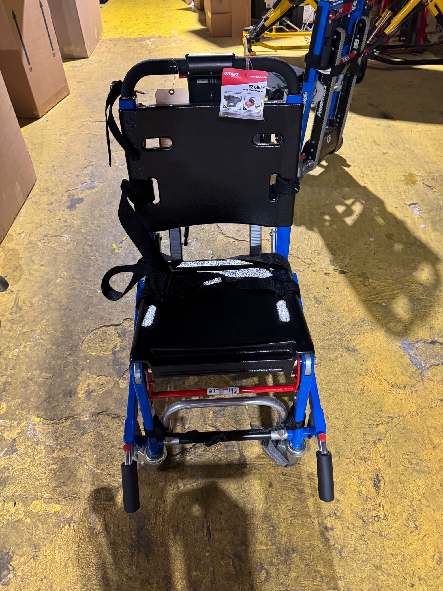 Ferno Washington EZ Glide 59T Stair Chair w PowerTraxx Used - Accessibility Equipment Accessories - JJJ Medical