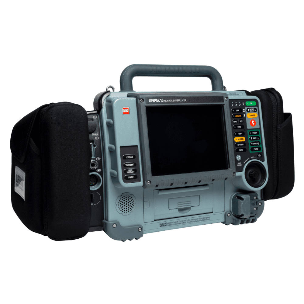 LIFEPAK 15 Basic Carry Case with Left & Right Pouches - LIFEPAK 15 Parts - Stretchers R Us