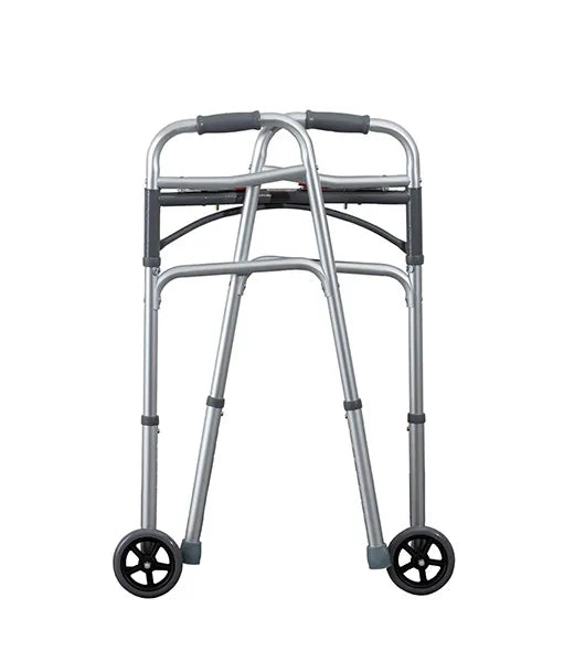 Medacure Junior 2-Button Folding Walker | JWNW, JW5W | Standard & 5" Wheel Models Available