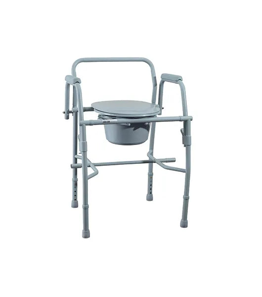 Medacure CB300-DA Drop Arm Folding Commode | 300 lb Weight Capacity