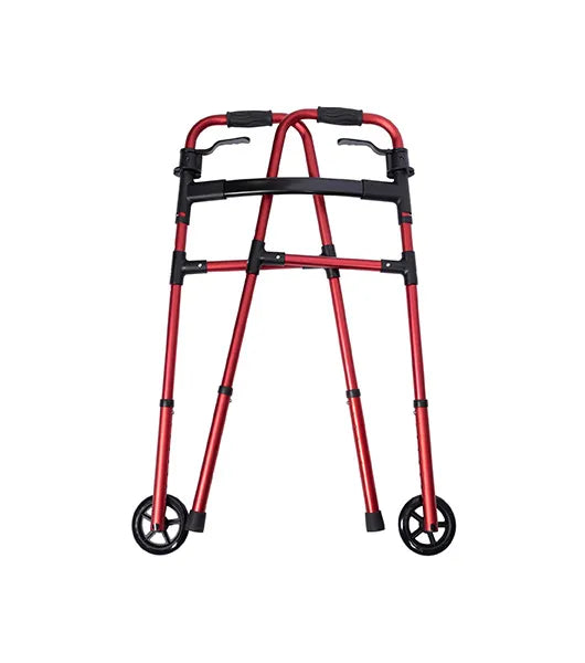 Medacure Lightweight Adult Paddle Walker with 5" Wheels | AW5WP-BLK, AW5WP-BLU, AW5WP-GRN, AW5WP-RED | Multiple Color Options Available