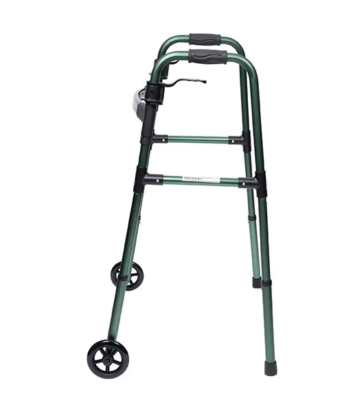 Medacure Lightweight Adult Paddle Walker with 5" Wheels | AW5WP-BLK, AW5WP-BLU, AW5WP-GRN, AW5WP-RED | Multiple Color Options Available