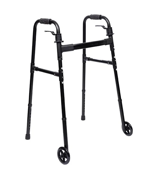 Medacure Lightweight Adult Paddle Walker with 5" Wheels | AW5WP-BLK, AW5WP-BLU, AW5WP-GRN, AW5WP-RED | Multiple Color Options Available