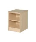 MedaCure BF-NS1 Serenica Collection Behavioral Health 1 Shelf Night Stand | Mahogany, Maple, Cherry & Coastal Grey Finishes - Night Stands - Stretchers R Us