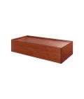 MedaCure BF-PB Serenica Collection Recessed Platform Bed | Mahogany, Maple, Cherry & Coastal Grey Finishes - Bed Platforms - Stretchers R Us