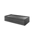 MedaCure BF-PB Serenica Collection Recessed Platform Bed | Mahogany, Maple, Cherry & Coastal Grey Finishes - Bed Platforms - Stretchers R Us