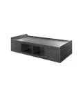 MedaCure BF-PBS Serenica Collection Recessed Platform Bed with Storage | 1 Side or 2 Side Storage | Mahogany, Maple, Cherry & Coastal Grey Colors - Bed Platforms - Stretchers R Us