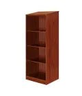 MedaCure BF-WR3S24 Serenica Collection Behavioral Health 3 Shelf Wardrobe | 24" Wide | Mahogany, Maple, Cherry & Coastal Grey Finishes - Wardrobes - Stretchers R Us