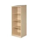 MedaCure BF-WR3S24 Serenica Collection Behavioral Health 3 Shelf Wardrobe | 24" Wide | Mahogany, Maple, Cherry & Coastal Grey Finishes - Wardrobes - Stretchers R Us