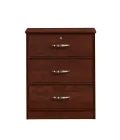 MedaCure CC-BSC3D Contemporary Collection 3 Drawer Bedside Cabinet | Coastal Grey, Cherry & Mahogany Finishes - Bedside Cabinets - Stretchers R Us
