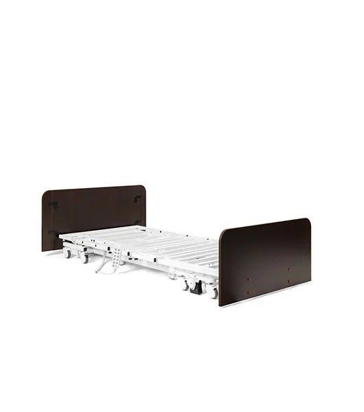 Medacure DLX600 - CLS | Deluxe Expandable Bariatric Low Bed with Cardiac Comfort Chair | Custom Finish & Rail Options - Long Term Care Bed - Stretchers R Us