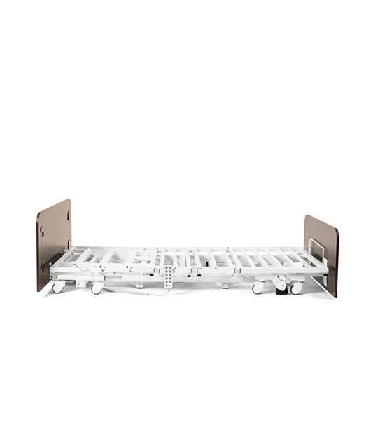 Medacure DLX600 - CLS | Deluxe Expandable Bariatric Low Bed with Cardiac Comfort Chair | Custom Finish & Rail Options - Long Term Care Bed - Stretchers R Us