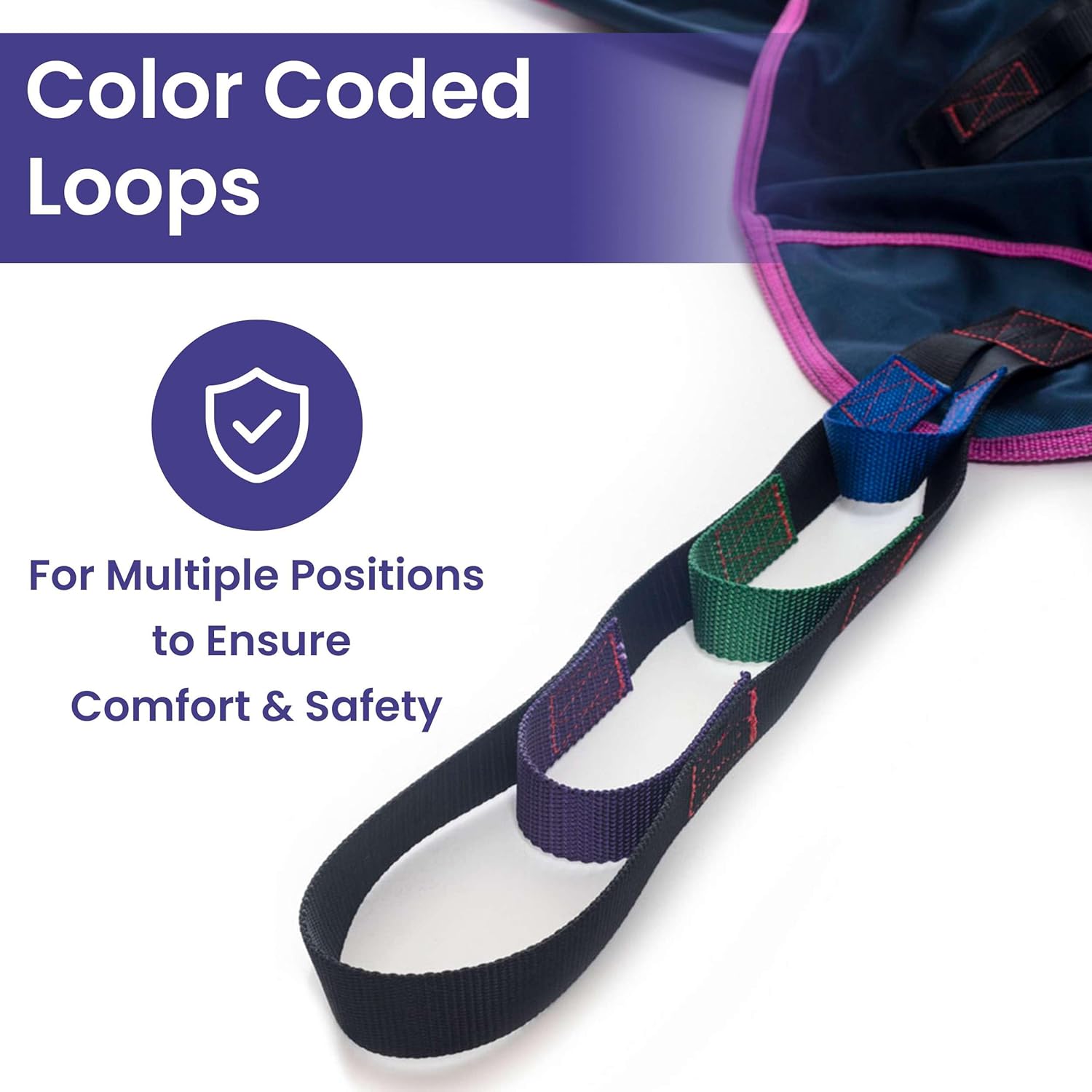 Medacure Full Body Sling with Commode Patient Lift Sling | S100-C, M200-C, L300-C, XL400-C | Multiple Size Options Available - Commode Slings - Stretchers R Us