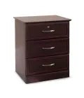 MedaCure HC-BSC3D Hamilton Collection 3 Drawer Bedside Cabinet | Cherry, Mahogany & Maple Finishes - Bedside Cabinets - Stretchers R Us