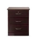 MedaCure HC-BSC3D Hamilton Collection 3 Drawer Bedside Cabinet | Cherry, Mahogany & Maple Finishes - Bedside Cabinets - Stretchers R Us
