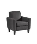 MedaCure HC-LC1S Hamilton Collection Common Area Lounge Chair | Beige, Grey & Steel Colors - Lounge Chair - Stretchers R Us