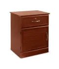 MedaCure HC-NS1D Hamilton Collection 1 Drawer Nightstand | Cherry, Mahogany & Maple Finishes - Night Stands - Stretchers R Us