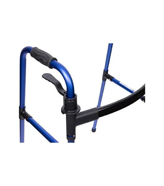 Medacure Lightweight Adult Paddle Walker with 5" Wheels | AW5WP-BLK, AW5WP-BLU, AW5WP-GRN, AW5WP-RED | Multiple Color Options Available - Lightweight Walkers - Stretchers R Us