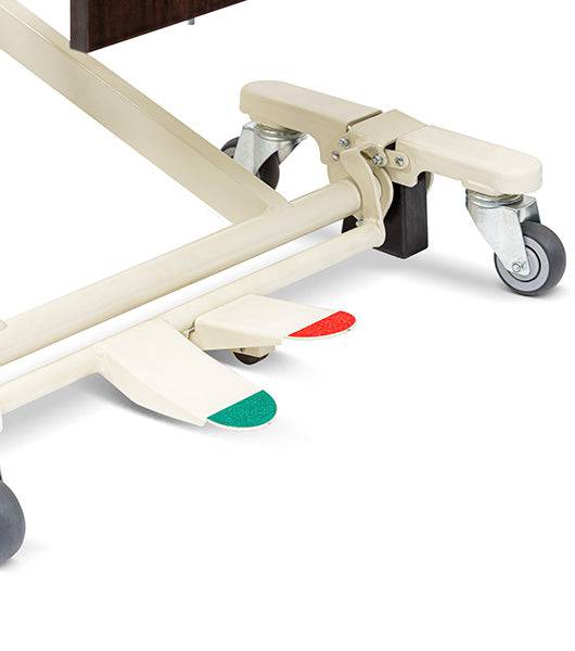 Medacure LX-BARI-CLS | Lincoln Expandable Bariatric | Long Term Care Bed Frame with Central Locking System | Custom Finish & Rail Options - Bariatric Beds - Stretchers R Us