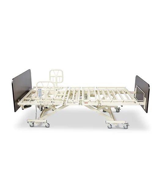 Medacure LX - BARI Lincoln Expandable Bariatric | Long Term Care Bed Frame | Custom Finish & Rail Options - Long Term Care Bed - Stretchers R Us