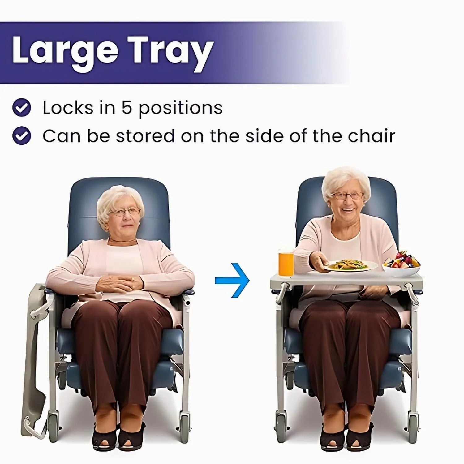 Medacure Reclining Geri Chair | GC250 & GC500 Models Available | 250 lb & 500 lb Weight Capacity Options - Recliners - Stretchers R Us