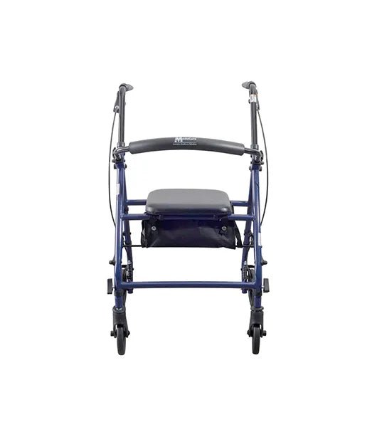 Medacure Steel Rollator with 6" Wheels | R300-6-KD-BLK, R300-6-KD-BLU, R300-6-KD-RED | Multiple Color Options Available - Rollators - Stretchers R Us
