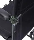 MedaCure TCA17 / TCA19 Lightweight Aluminum Transport Chair | 17" & 19" Seat Widths | Black, Blue & Forest Green - Lightweight Wheelchair - Stretchers R Us
