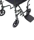 MedaCure TCA17 / TCA19 Lightweight Aluminum Transport Chair | 17" & 19" Seat Widths | Black, Blue & Forest Green - Lightweight Wheelchair - Stretchers R Us
