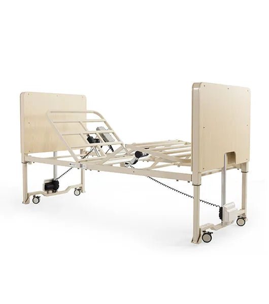 Medacure ULB3.9 | Super Low Floor Long Term Care Bed Frame | Custom Finish & Rail Options - Long Term Care Bed - Stretchers R Us