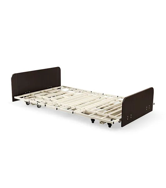 Medacure ULB48-X-7/30-CLS Expandable Ultra Low & High | Long Term Care Bed Frame with Central Locking System | Custom Finish & Rail Options