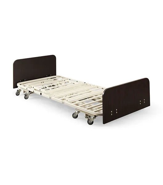 Medacure ULB7/30 Ultra Low & High Long Term Care Bed Frame | Custom Finish & Rail Options - Ultra Low LTC Beds - Stretchers R Us