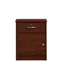 MedaCure CC-NS1D Contemporary Collection 1 Drawer Nightstand | Coastal Grey, Cherry & Mahogany Finishes