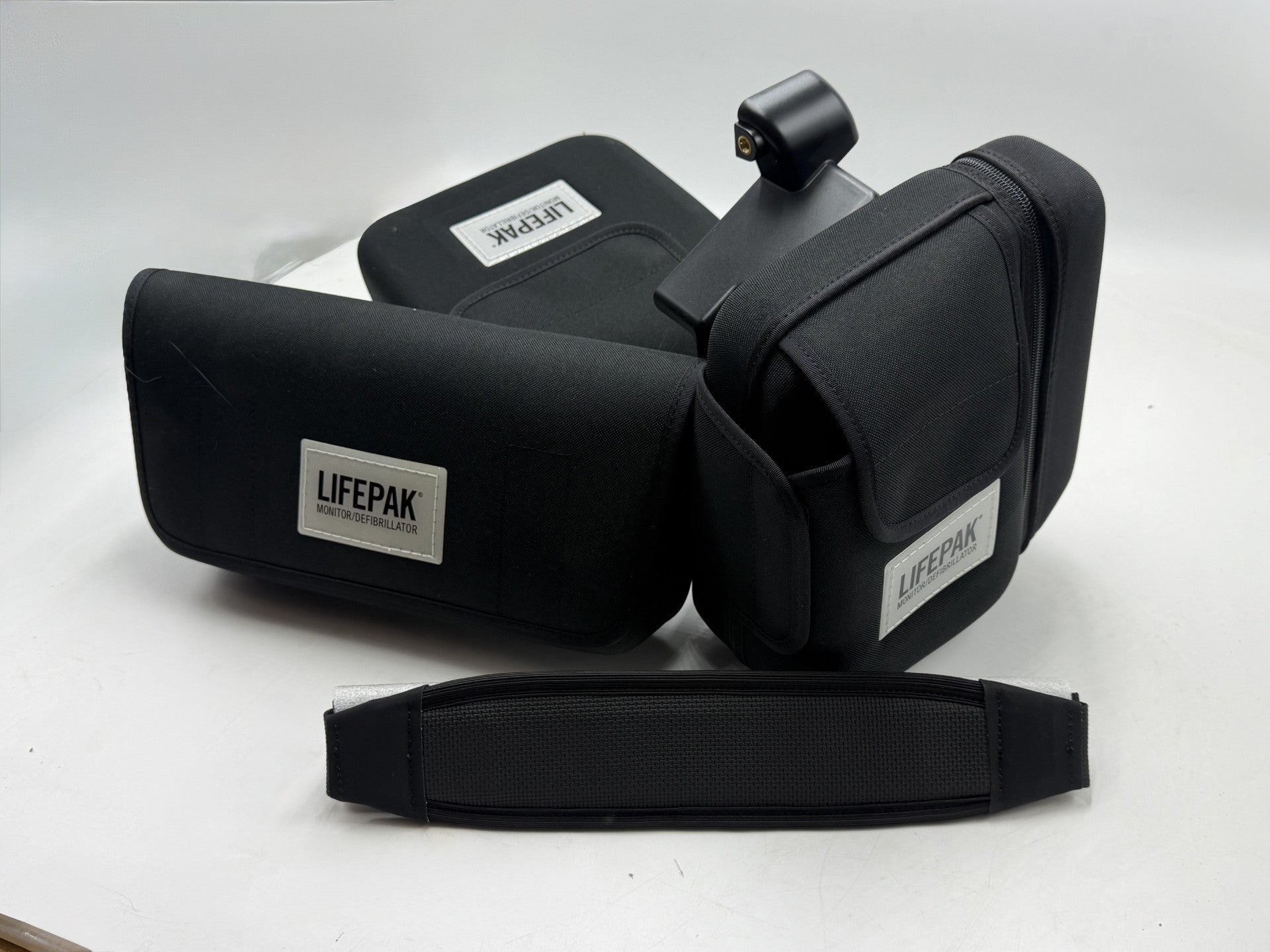 Physio Control LP15 Carry Case Set Includes: Carry Case + Back Pouch + Shoulder Strap - Stretchers R Us