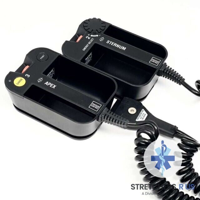 Physio-Control / Stryker OEM (SKU - 11130-000061) manual hard paddles - Defibrillator Paddles - Stretchers R Us