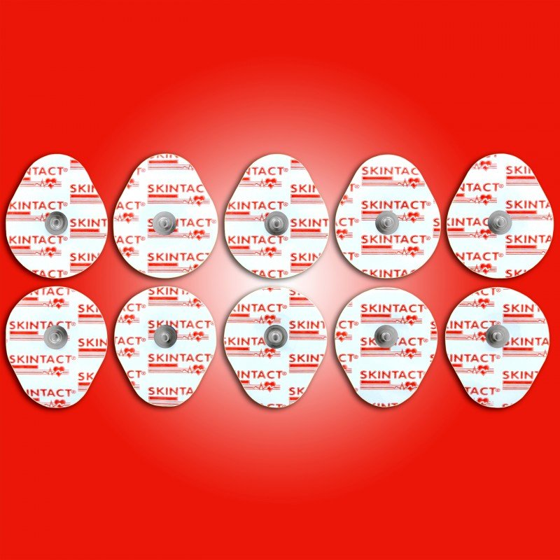 Skintact Compact Oval Foam Solid Gel ECG Electrodes - Defibrillator Electrodes - Stretchers R Us